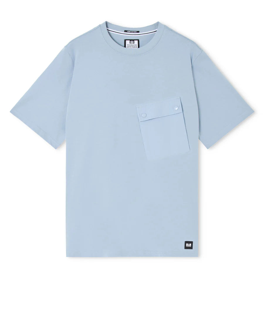 Weekend Offender Adrar Pocket T-Shirt – Blue