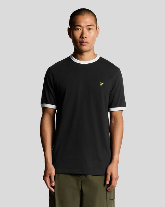 Lyle & Scott Ringer T-Shirt – Black