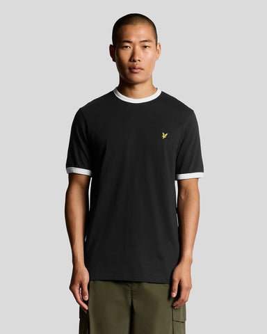 Lyle & Scott Ringer T-Shirt – Black