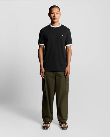 Lyle & Scott Ringer T-Shirt – Black