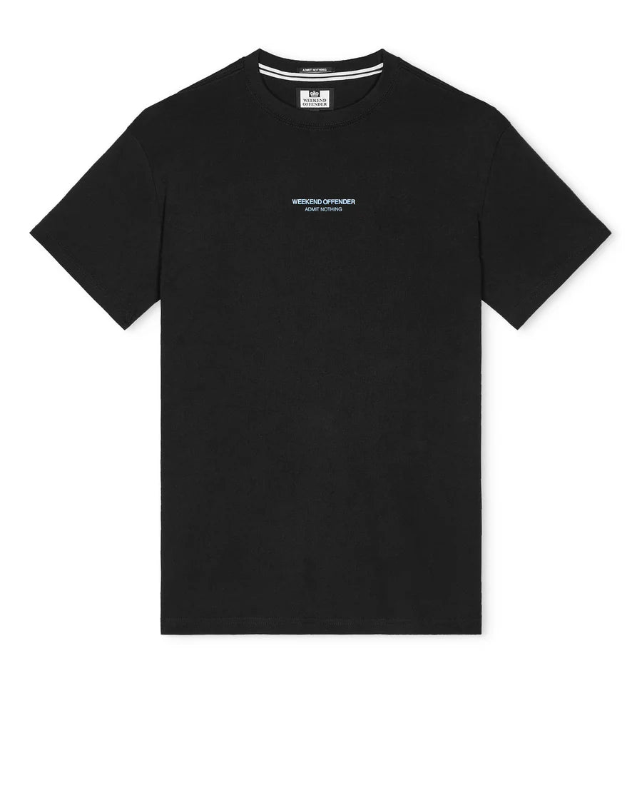 Weekend Offender Millergrove T-Shirt Black/Blue Shadow