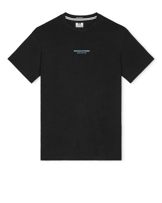 Weekend Offender Millergrove T-Shirt Black/Blue Shadow