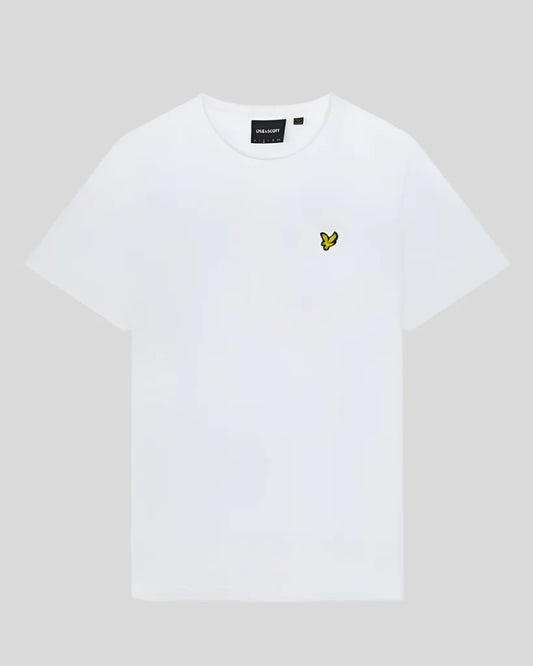 Lyle & Scott Plain Crew Neck T-Shirt – White