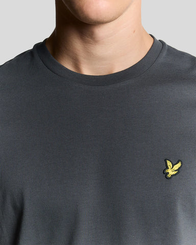 Lyle & Scott Plain Crew Neck T-Shirt – Gunmetal