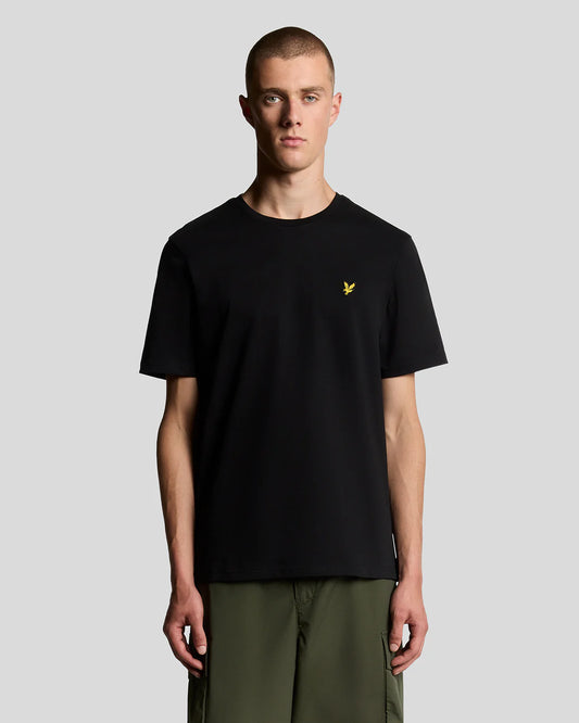 Lyle & Scott Plain Crew Neck T-Shirt – Black