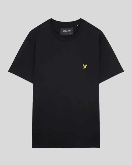 Lyle & Scott Plain Crew Neck T-Shirt – Black
