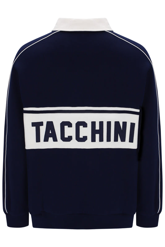 Sergio Tacchini Vitelli L/S Polo – Maritime Blue/Gardenia