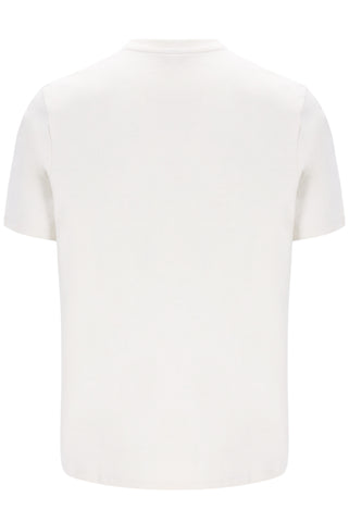 White t-shirt on a white background