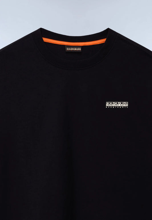 Napapijri Small Box Logo T-Shirt – Black