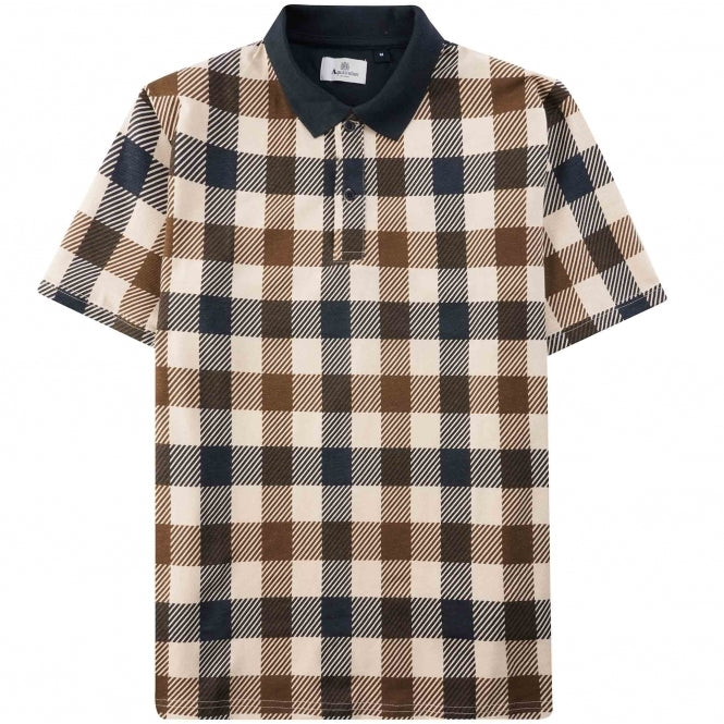 Aquascutum Iconic Polo Macro Check