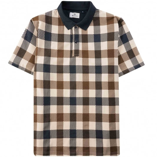 Aquascutum Iconic Polo Macro Check