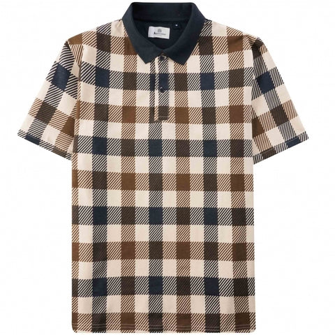 Aquascutum Iconic Polo Macro Check