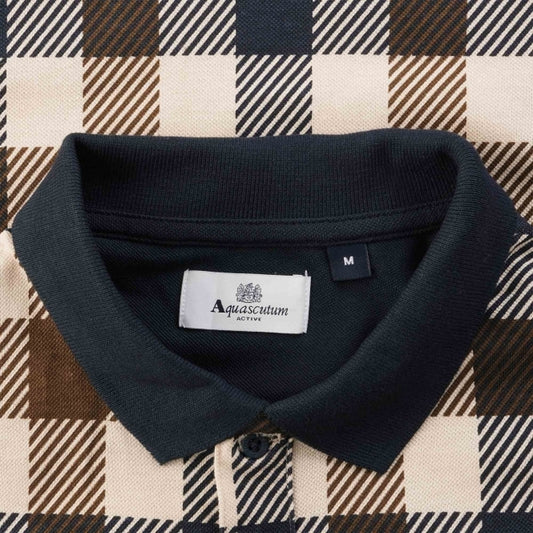 Aquascutum Iconic Polo Macro Check