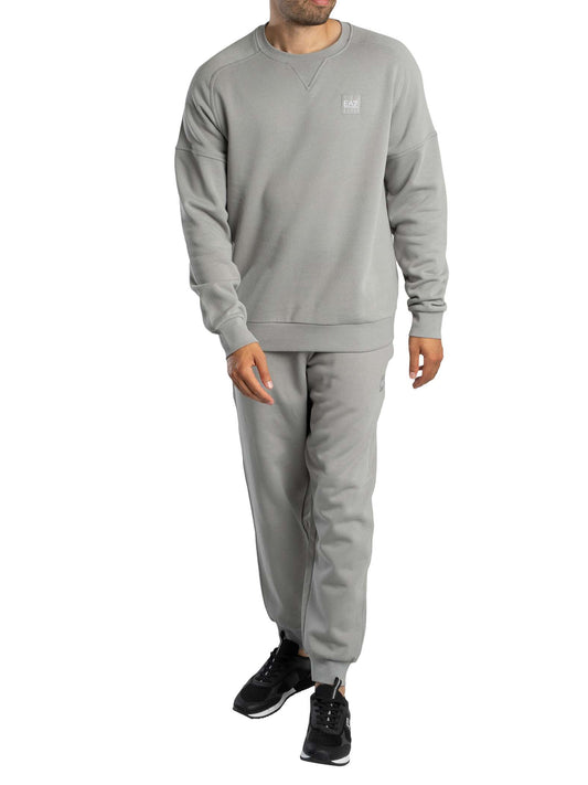 EA7 Visibility Back Logo Tracksuit – Grey