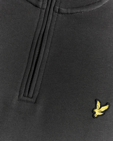 Lyle & Scott Loopback Quarter Zip Sweatshirt – Gunmetal