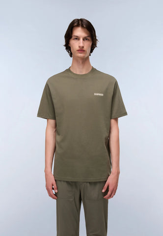 Napapijri Small Box Logo T-Shirt – Tea Leaf