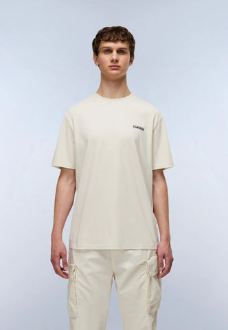 Napapijri Small Box Logo T-Shirt – Beige