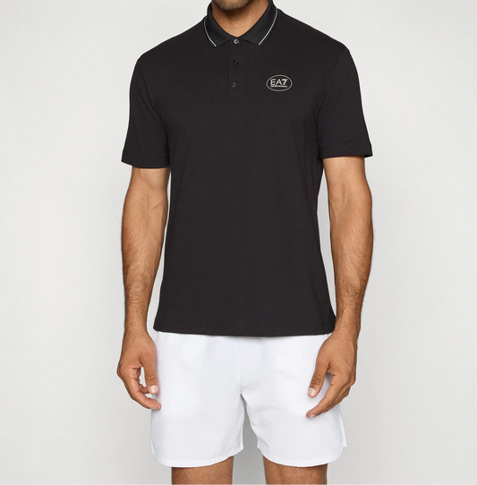 EA7 Tennis Club Polo – Black