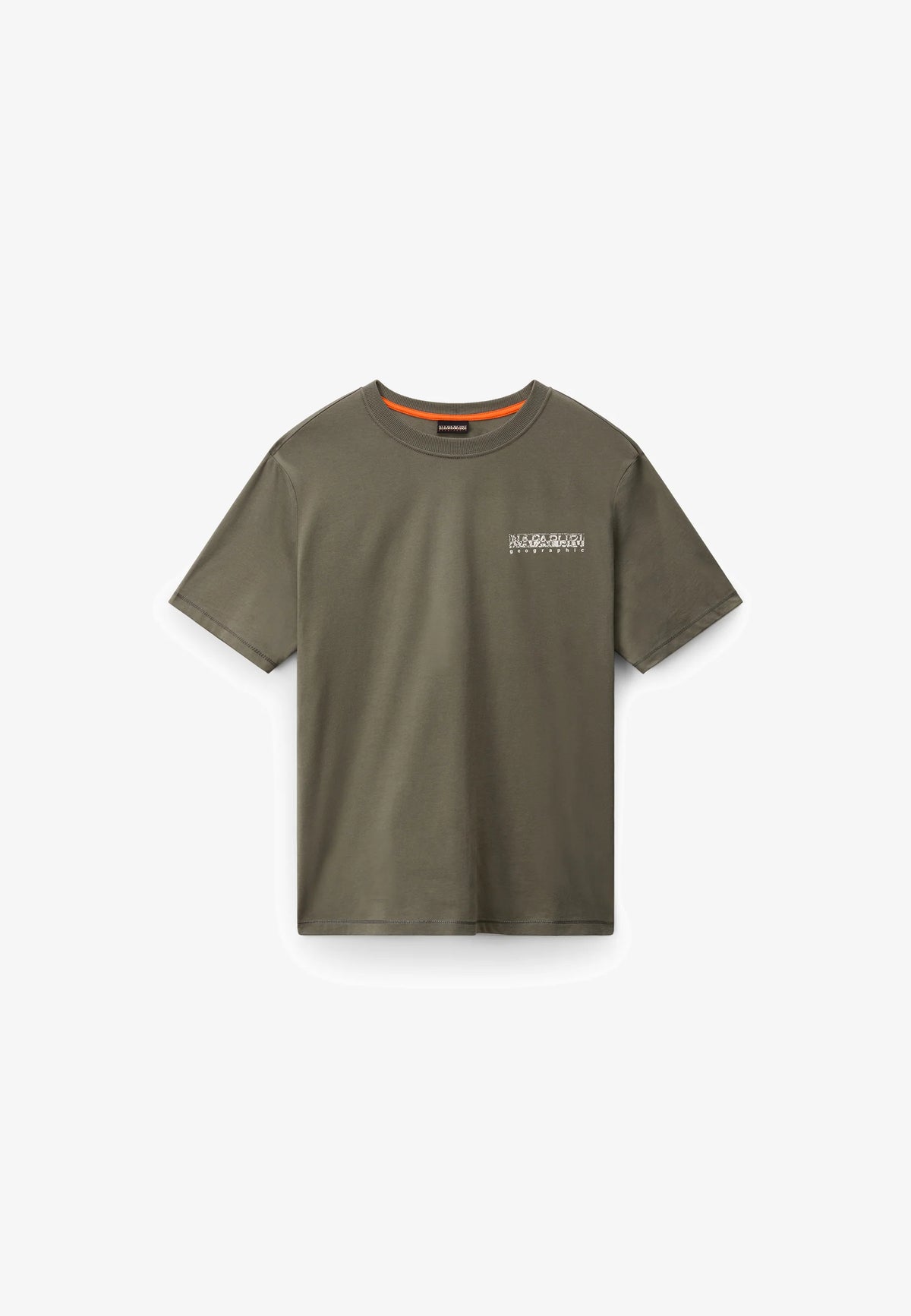 Napapijri TURRACH Back Print T-Shirt – Tea Leaf