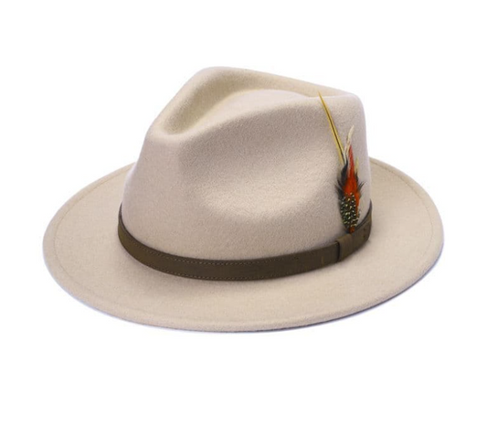 Royal Stallion Fedora Hat Beige