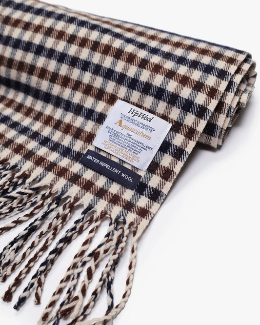 Aquascutum Active AW25 Water Repellent Scarf Club Check