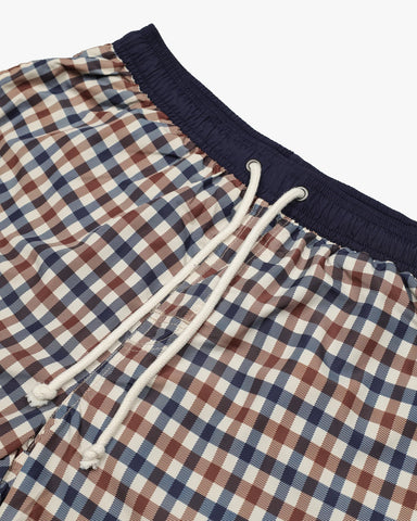 Aquascutum Iconic Volley Shorts Club Check