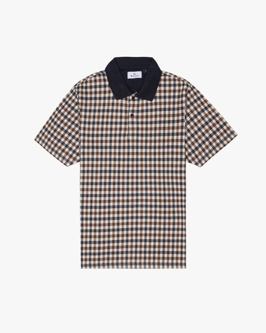 Aquascutum Active Piquet Polo - Club Check