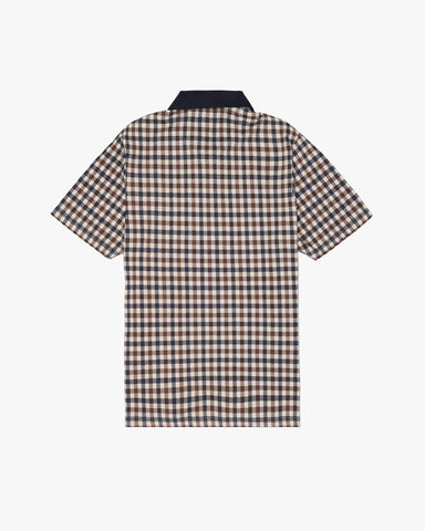 Aquascutum Active Piquet Polo - Club Check