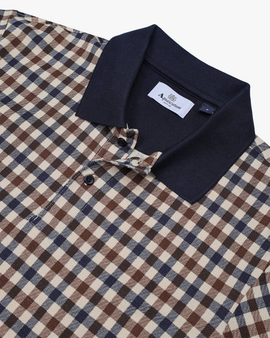 Aquascutum Active Piquet Polo - Club Check