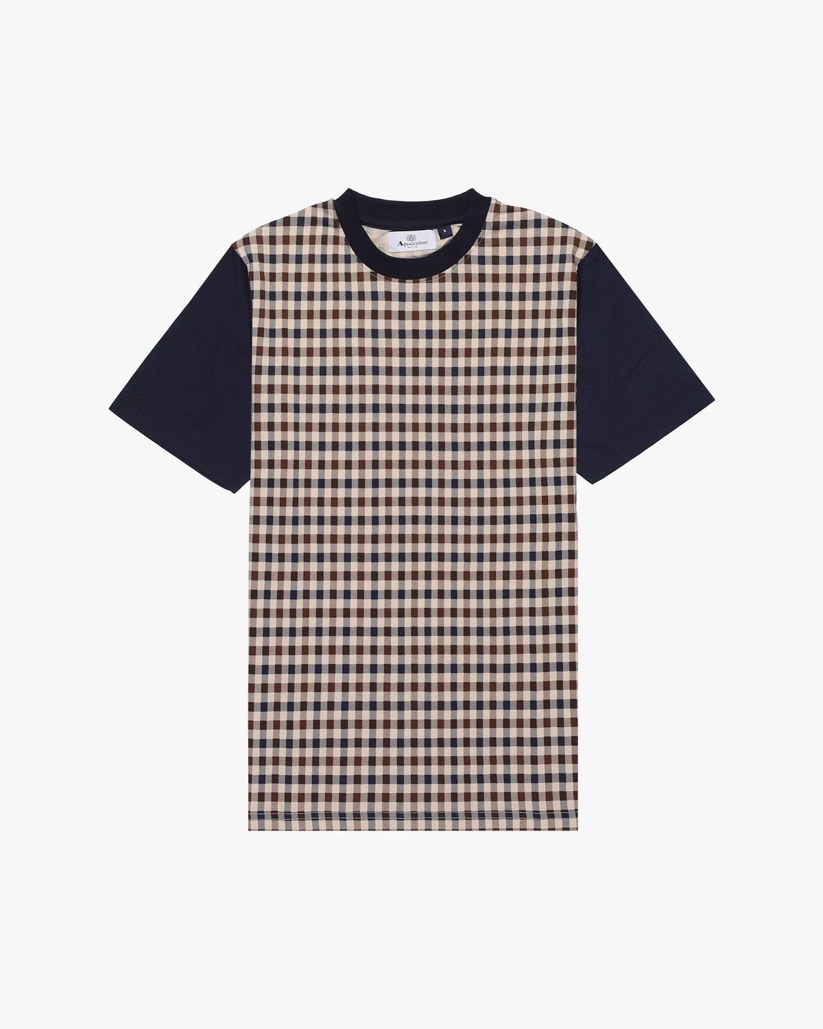 Aquascutum Active Side Club Check T-Shirt