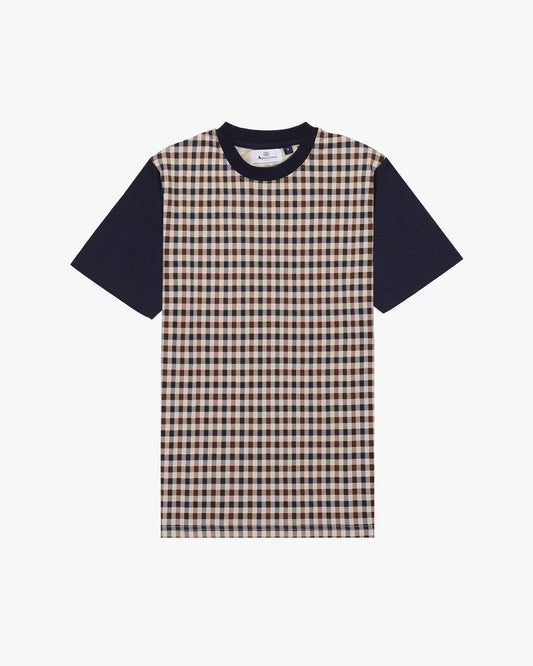 Aquascutum Active Side Club Check T-Shirt