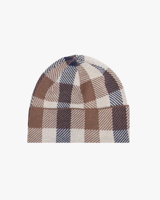 Aquascutum Macro Check Beanie
