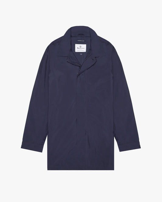 Aquascutum Packable Trench Coat Navy