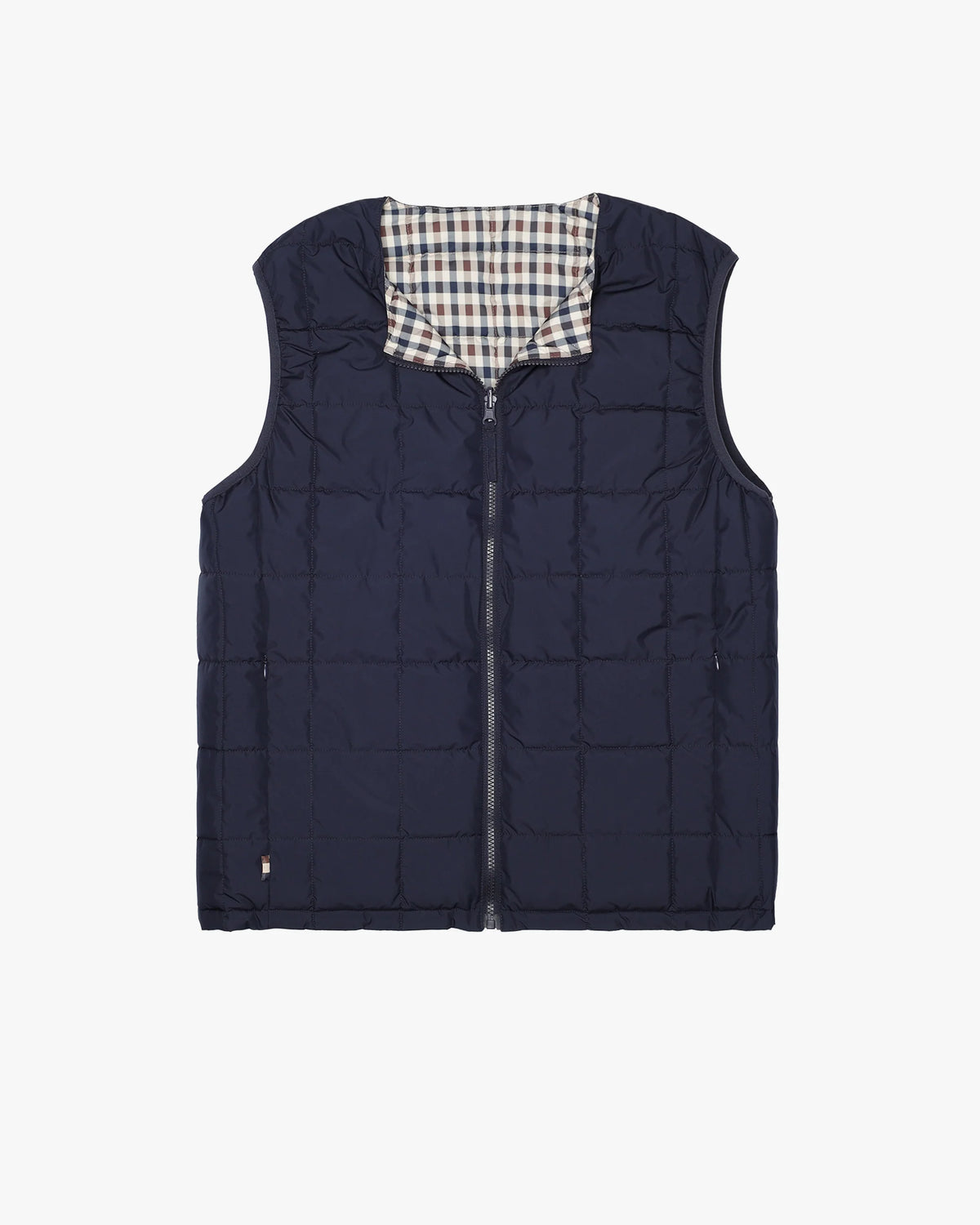 Aquascutum Iconic Reversible Gilet Navy