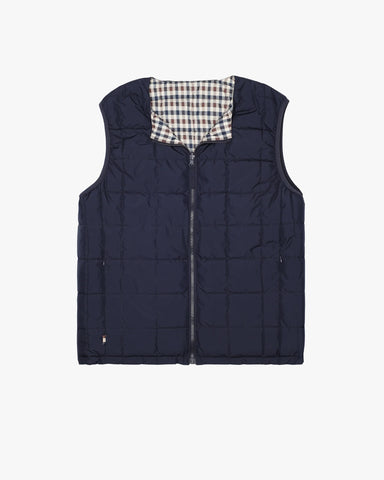Aquascutum Iconic Reversible Gilet Navy