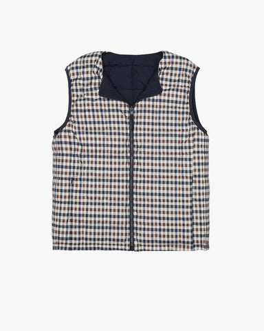 Aquascutum Iconic Reversible Gilet Navy