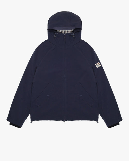 Aquascutum Active Soft Shell Mid Parka Jacket – Navy