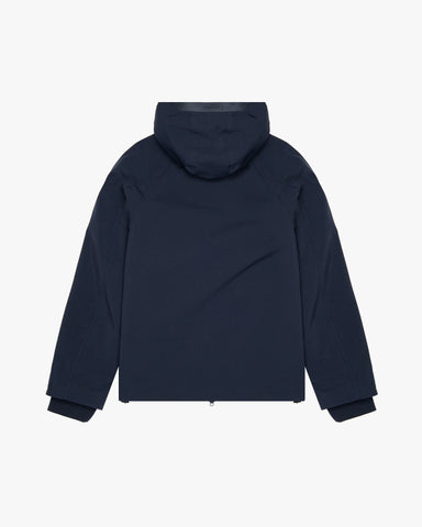 Aquascutum Active Soft Shell Mid Parka Jacket – Navy