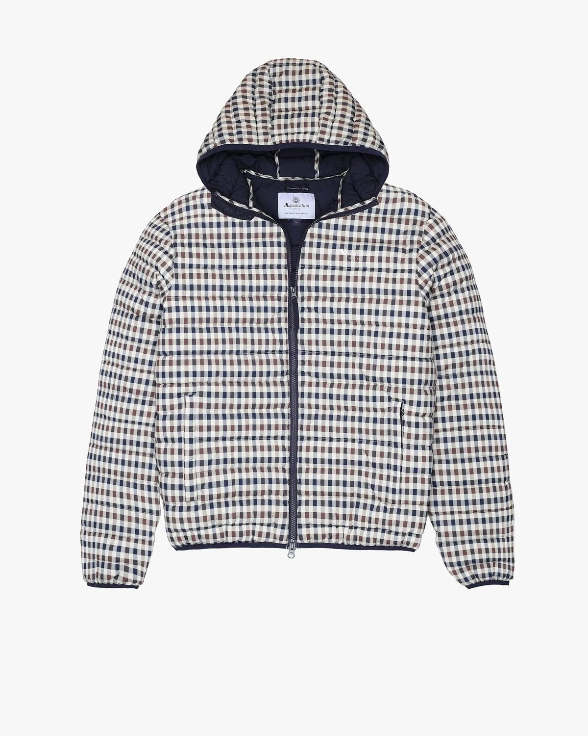 Aquascutum Hooded 100gsm Jacket – Club Check