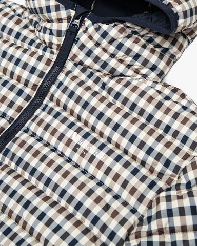 Aquascutum Hooded 100gsm Jacket – Club Check
