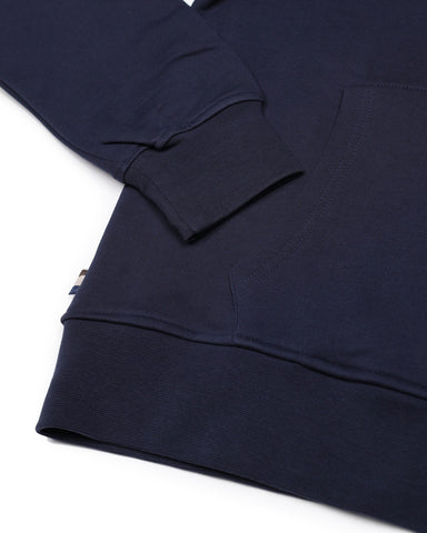 Aquascutum Active Hoodie – Navy (Club Check Hood)