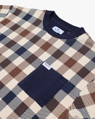 Aquascutum Iconic Pocket Fleece Sweatshirt – Macro Check