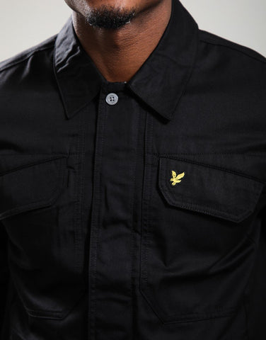 Lyle & Scott Multi Pocket Overshirt – Jet Black