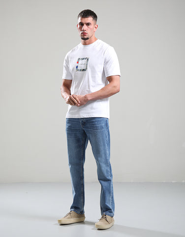 Marshall Artist Adored Box Logo T-Shirt White