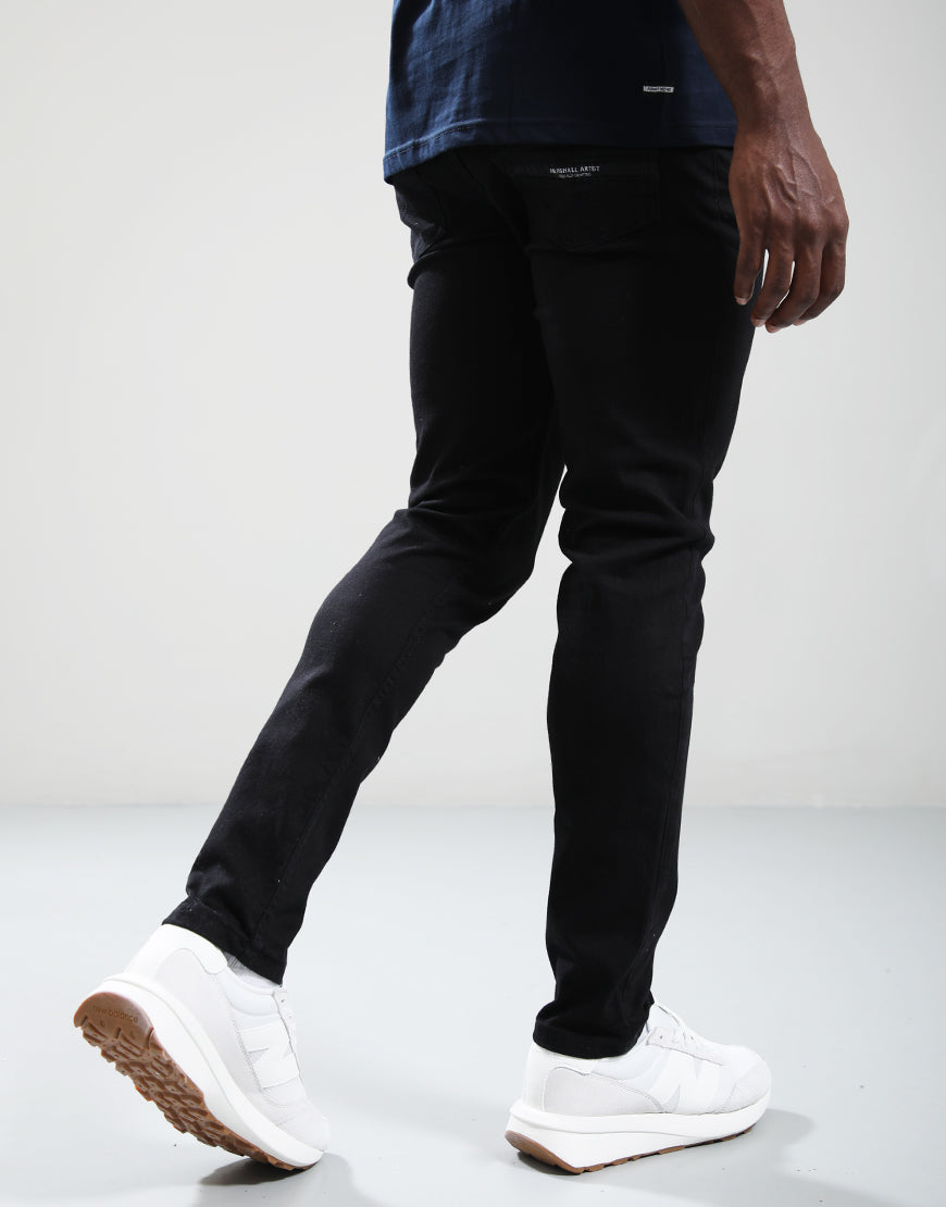 Marshall Artist Slim Tapered Fit Jeans – Black