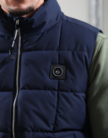 Marshall Artist Capilano Bubble Gilet – Navy