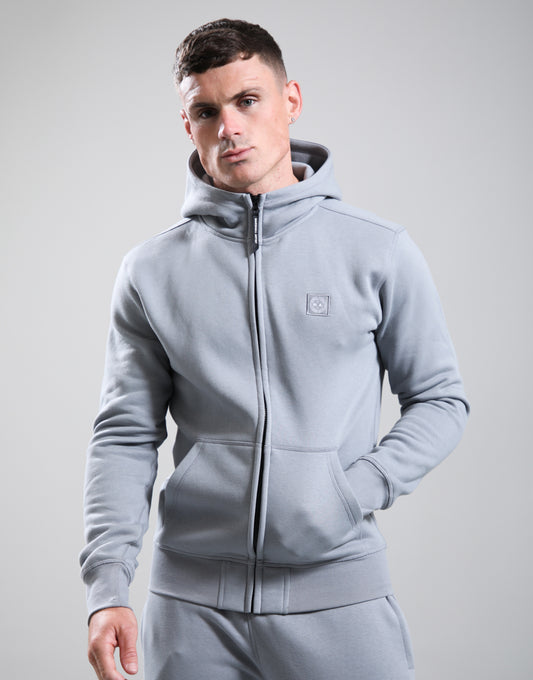 Marshall Artist Marchio Full Zip Hoodie – Monument Grey