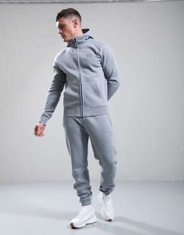 Marshall Artist Marchio Full Zip Hoodie – Monument Grey