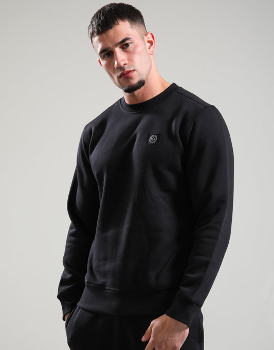 Marshall Artist Marchio Crew Neck Sweatshirt – Black