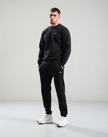 Marshall Artist Marchio Crew Neck Sweatshirt – Black